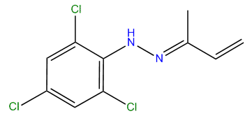 3-Buten-2-one 2,4,6-trichlorophenyl hydrazone